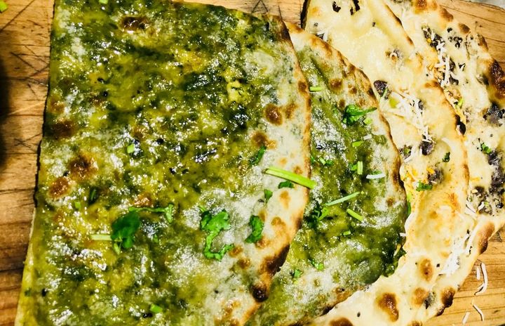 Spinach Cheese Naan